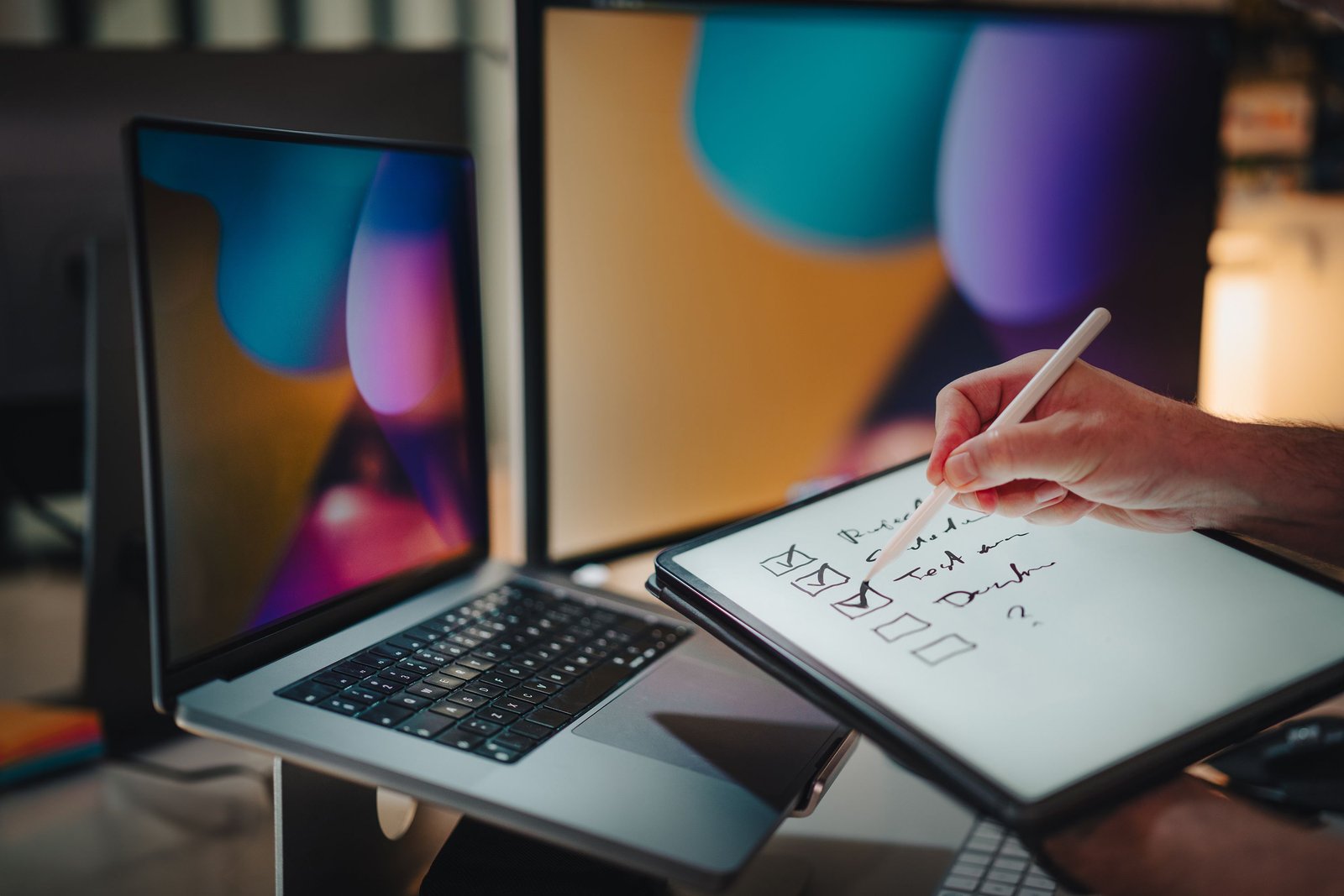 Digital transformation background